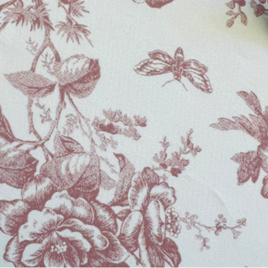 Dusty Rose Toile
