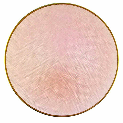 Glass Blush Charger