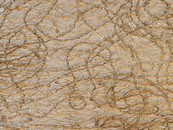 Gold Sequin Web