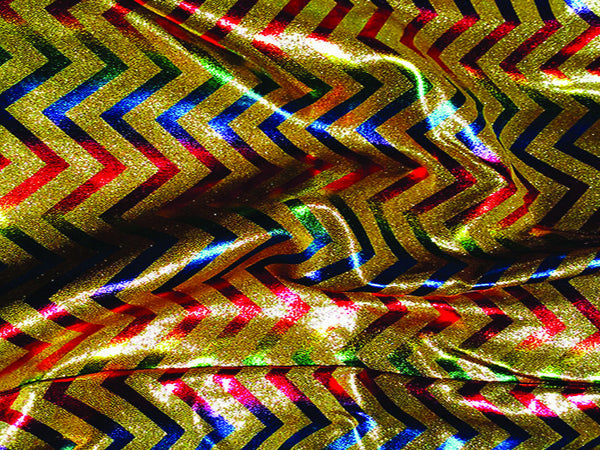Gold Chevron Lamé