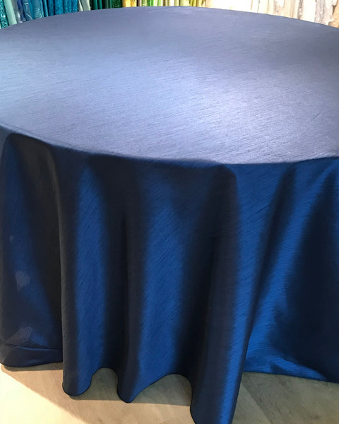 Navy Dupioni