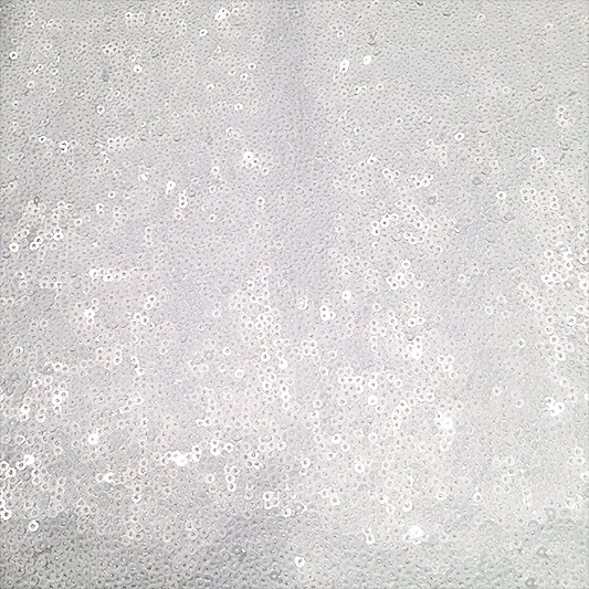 White Shimmer Sequins