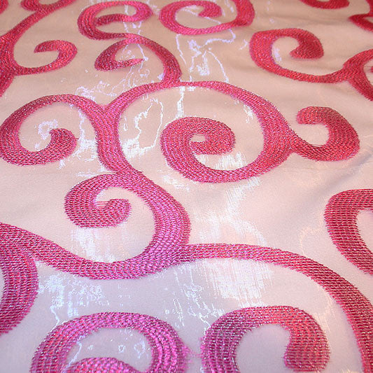 Fuchsia Twirl Sheer