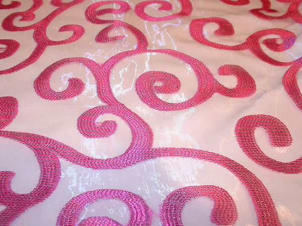 Fuchsia Twirl Sheer