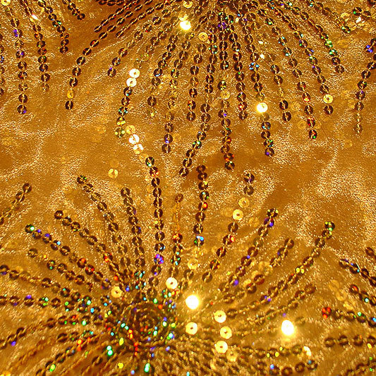 Gold Burst Sequins