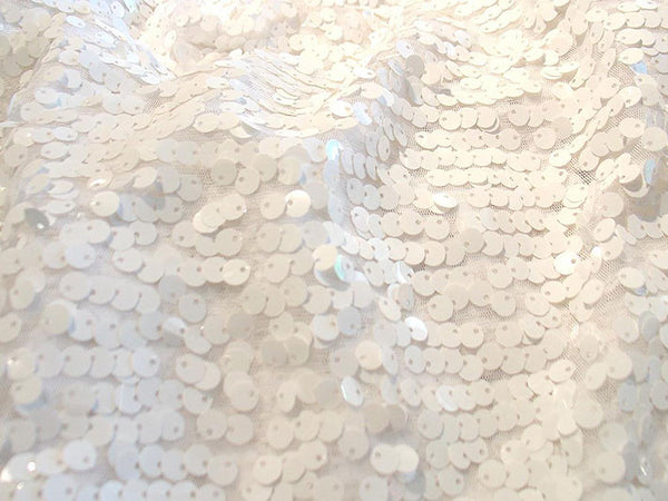 Mini White Paillettes