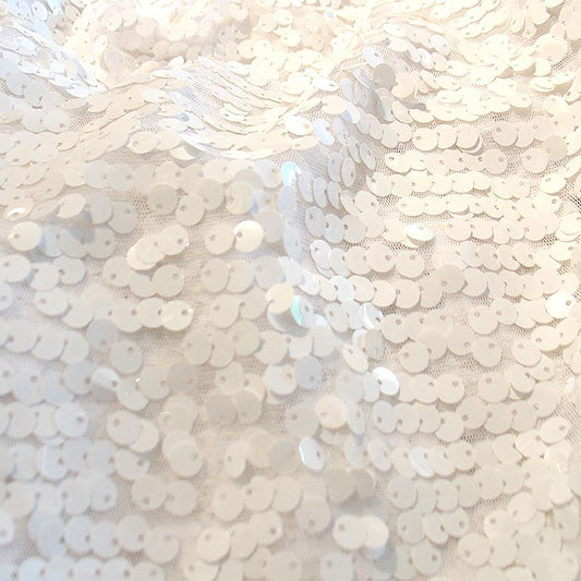 Mini White Paillettes