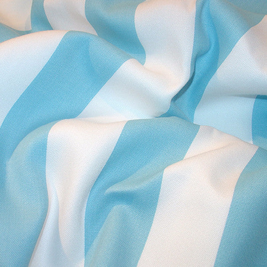 Turquoise Awning Stripe