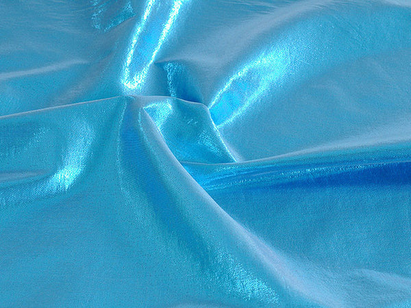 Turquoise Tissue Lamé
