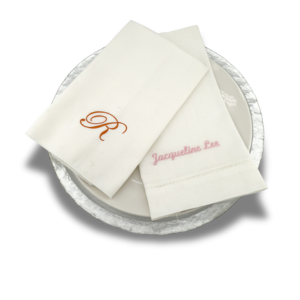 Custom Embroidered Napkins