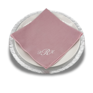 Custom Embroidered Napkins