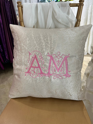 Custom Embroidered Pillows