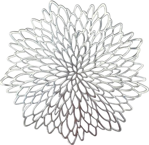 Silver Dahlia Placemat