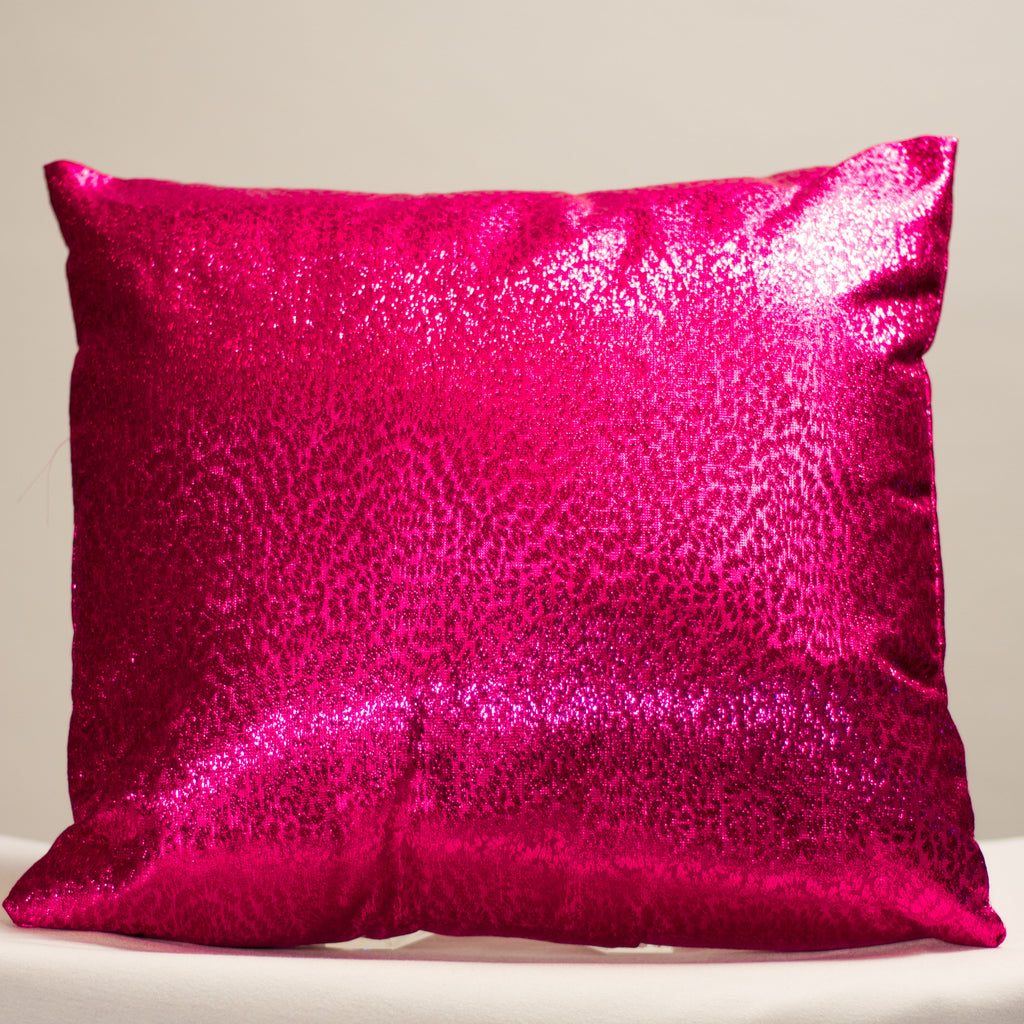 Fuchsia Metallic Pillow