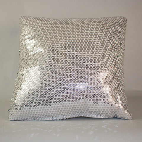 Silver Sparkler Pillow