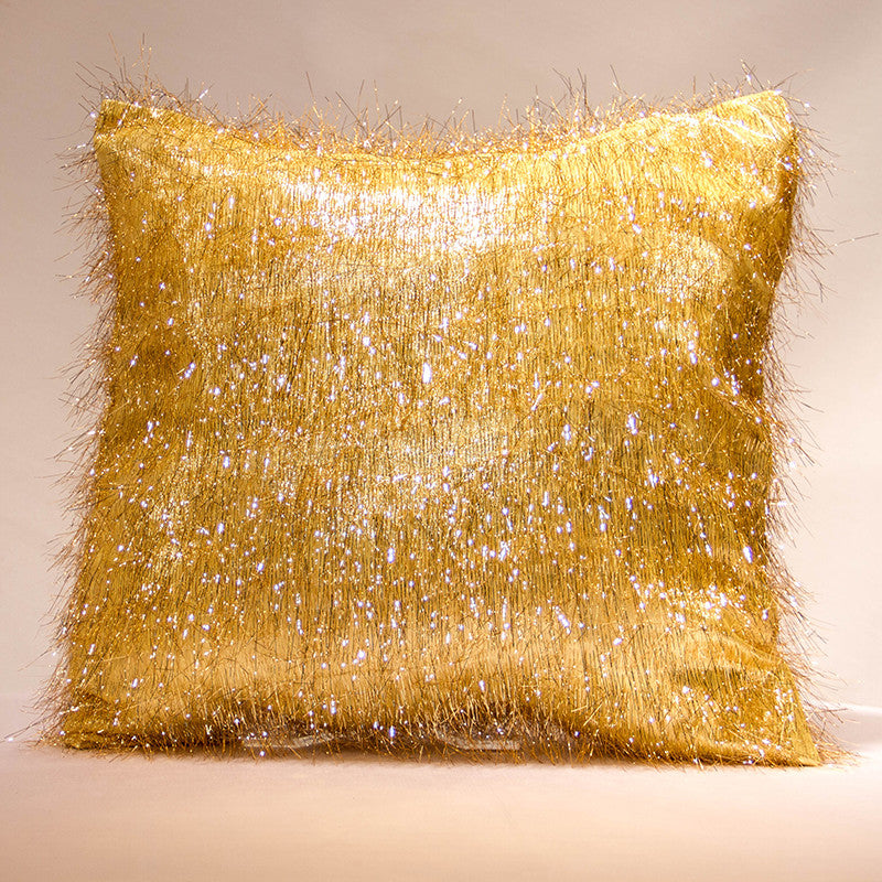 Gold Eyelash Pillow