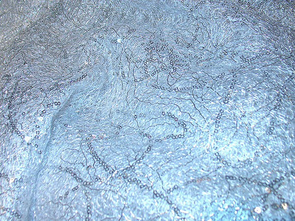 Silver Sequin Web