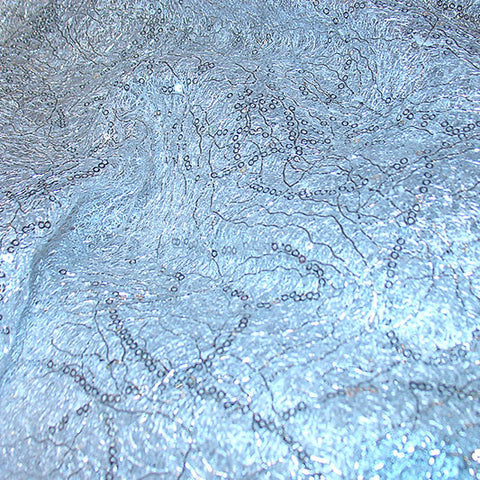Silver Sequin Web