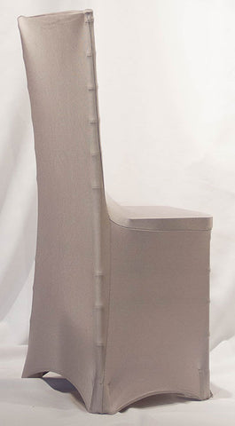 Silver Spandex Chair Cover