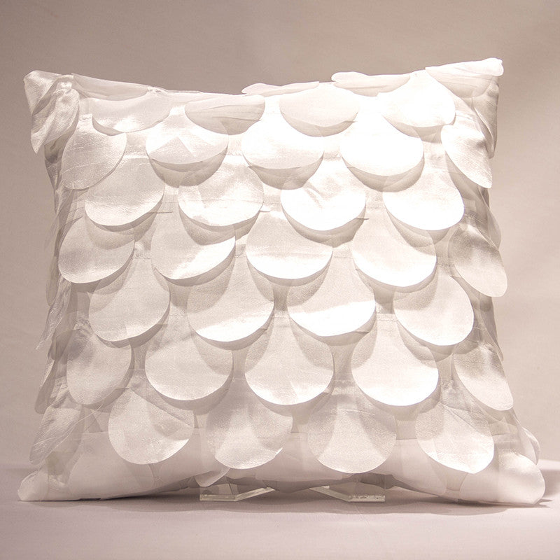 White Castinettes Pillow